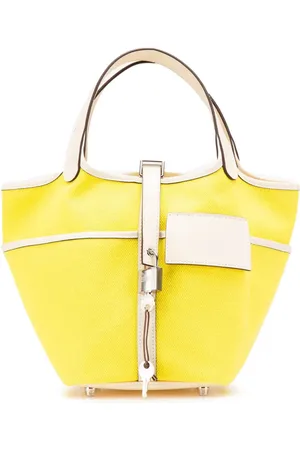 Hermès 2022 Toile Goeland and Swift Cargo Picotin Lock 18 handbag