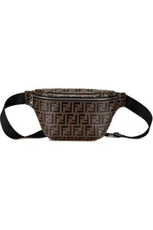 Fendi 2010-2024 Zucca Embossed Leather belt bag