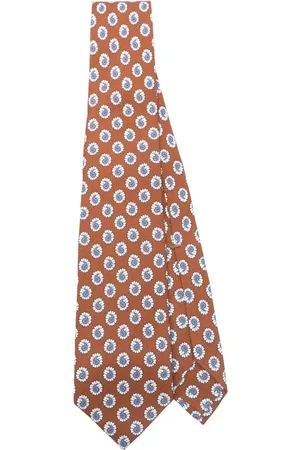 BARBA Paisley-jacquard tie
