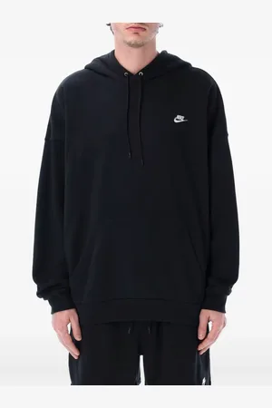 Nike Logo-embroidered cotton hoodie
