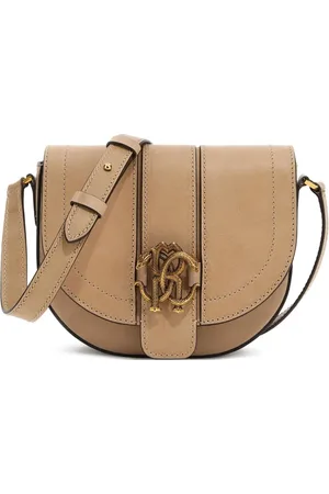 Roberto Cavalli Monogram RC-plaque shoulder bag