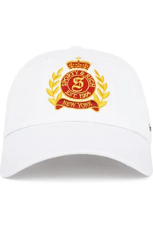 Sporty & Rich Crest-embroidered baseball cap