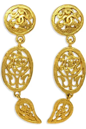 CHANEL 1995 Interlocking CC earrings