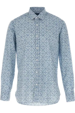 BARBA Patterned long-sleeve shirt