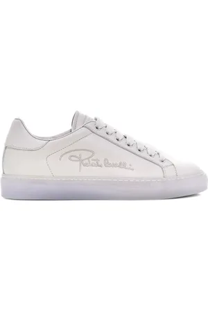 Roberto Cavalli Logo-embroidered sneakers