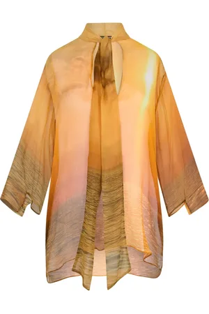 Roberto Cavalli Printed silk blouse