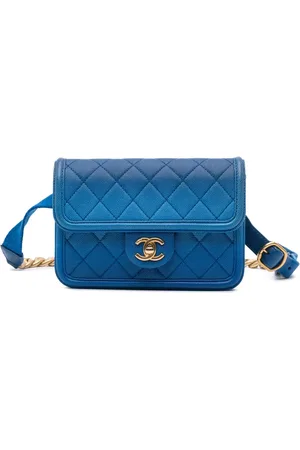 CHANEL 2019 Quilted Caviar Sunset On The Sea Flap belt bag