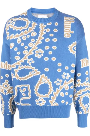 Rhude Bandana-knit sweater