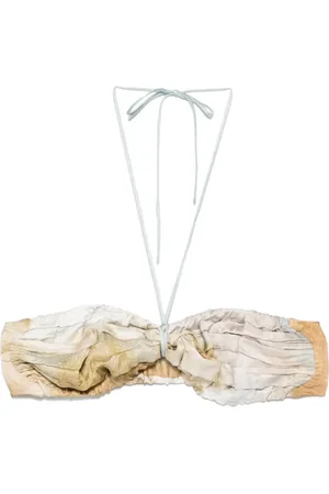 ..,MERCI Abstract-print bandeau top