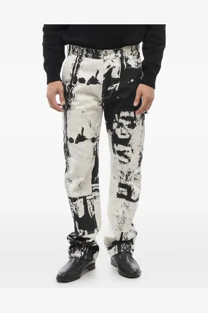 Alexander McQueen Skull-print jeans