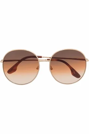 Victoria Beckham Round-frame gradient sunglasses