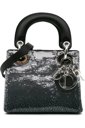 Dior 2016 Mini Satin Sequin Gradient Lady Dior satchel