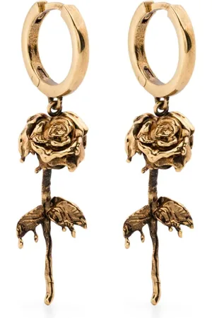 Alexander McQueen Rose earrings