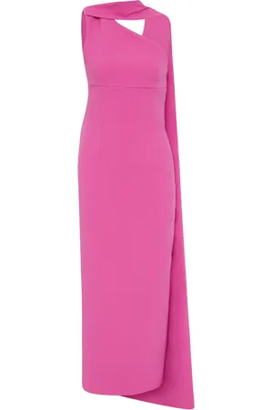 RACHEL GILBERT Clara asymmetrical cape dress