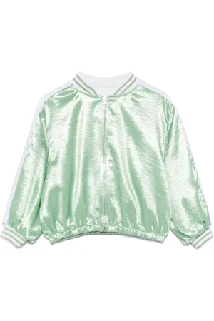 MISS GRANT Metallic bomber jacket