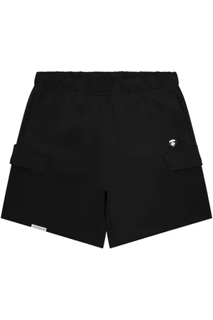 A Bathing Ape Logo-patch cargo shorts