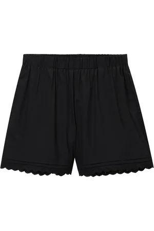 tout a coup Scalloped-hem shorts