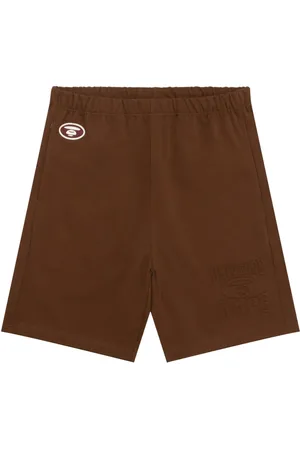 A Bathing Ape Logo-patch shorts