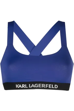 Karl Lagerfeld Logo-print bandeau top