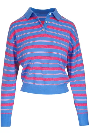 Guest In Residence Striped polo sweater