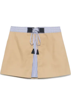 Sandro Pleat-detail mini skirt