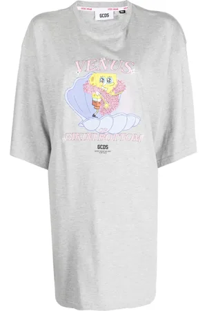 GCDS X SpongeBob printed cotton-jersey T-shirt dress