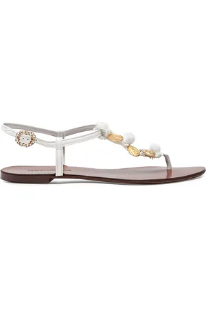 Dolce & Gabbana Bead-embellished sandals