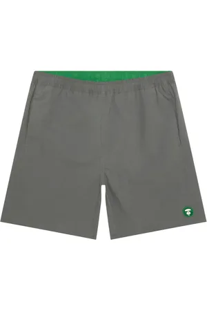 A Bathing Ape Logo-patch shorts