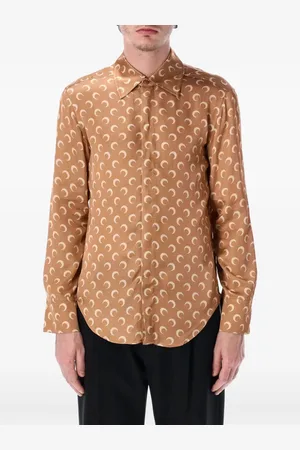 Marine Serre Crescent moon-print shirt