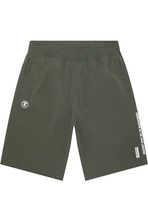 A Bathing Ape Logo-patch bermuda shorts
