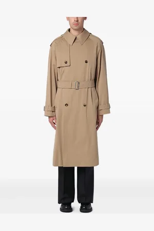 Burberry Gabardine-weave trench coat