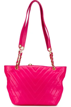 CHANEL 1991-1994 Chevron Lambskin tote bag