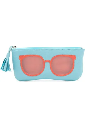 Sarah Chofakian Sunglasses-print leather case