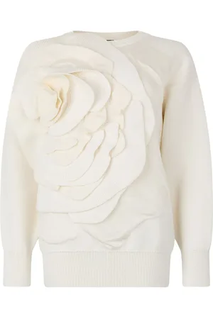 Roberto Cavalli 3D floral-detail sweater