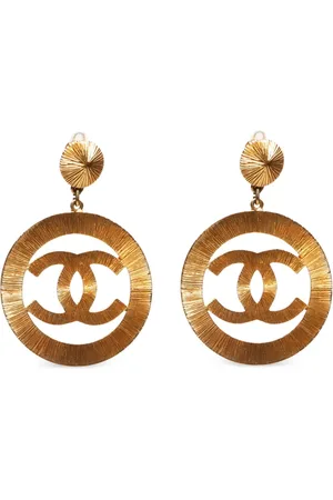 CHANEL 1993 large CC-Mark earrings