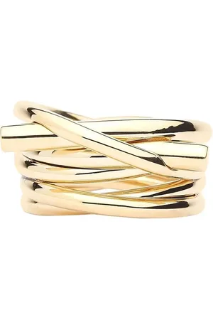 Salvatore Ferragamo Gancini layered ring