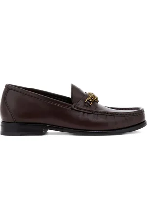 Roberto Cavalli Chain-detail loafers