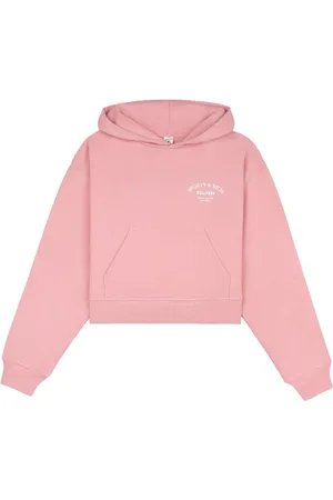 Sporty & Rich Wellness Studio cropped hoodie