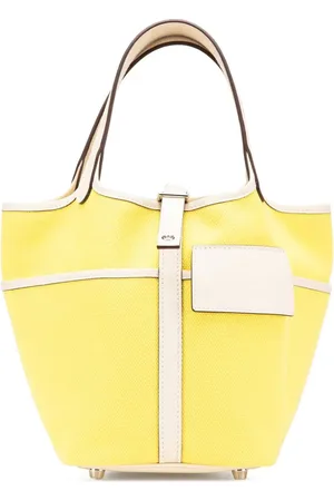 Hermès 2022 Toile Goeland and Swift Cargo Picotin Lock 18 handbag
