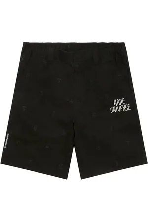 A Bathing Ape Pattern-jacquard shorts