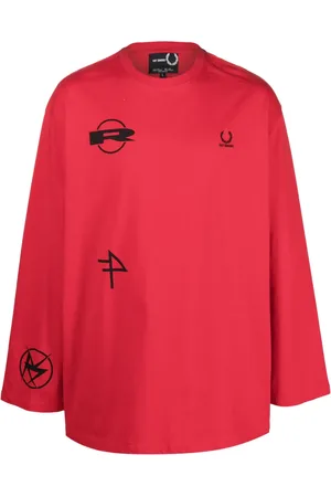 Fred Perry Logo-print long-sleeve T-shirt