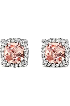 David Yurman Sterling Petite Chatelaine pavé bezel stud earrings (5mm)