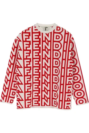 Fendi X Marc Jacobs 2010s logo-jacquard sweater