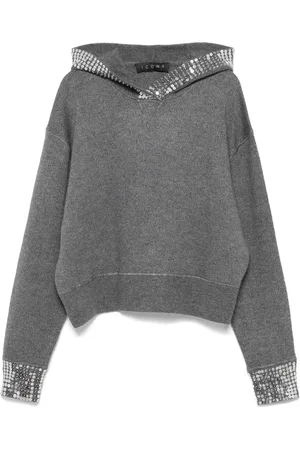 Kaos Sequin-detail hoodie