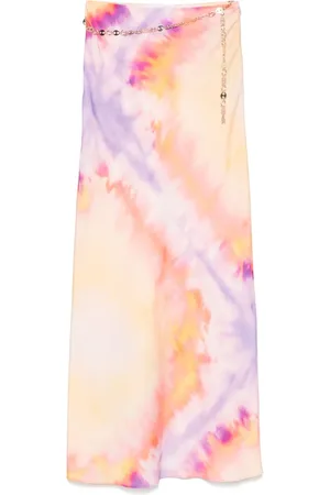 Paco rabanne Tie-dye print maxi skirt
