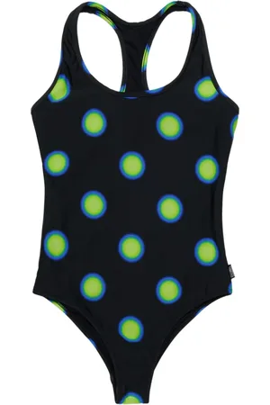 Maison Margiela Numbers-motif swimsuit