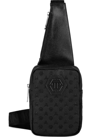 Philipp Plein Monogram-pattern messenger bag