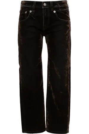 R13 Velvet straight-leg jeans