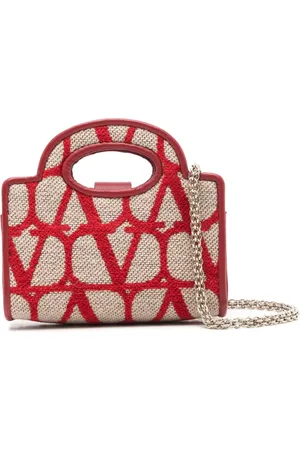 VALENTINO GARAVANI Micro Le Troisième monogram-jacquard tote bag