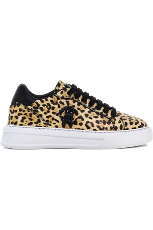 Roberto Cavalli Jaguar-print sneakers